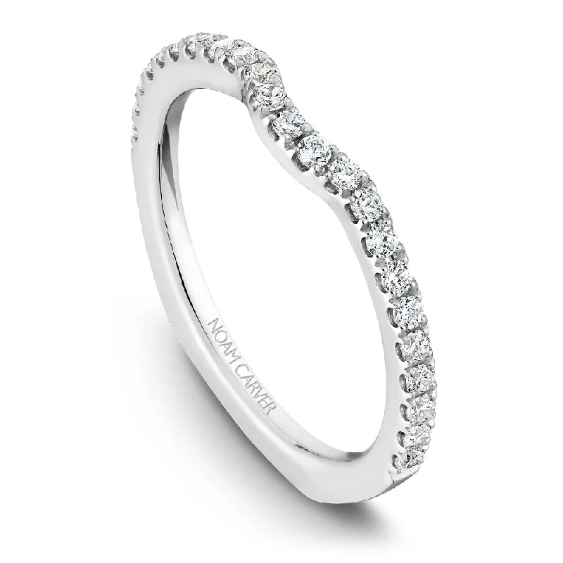 women's multi-stone engagement rings-Noam Carver Diamond Wedding Band B015-01B