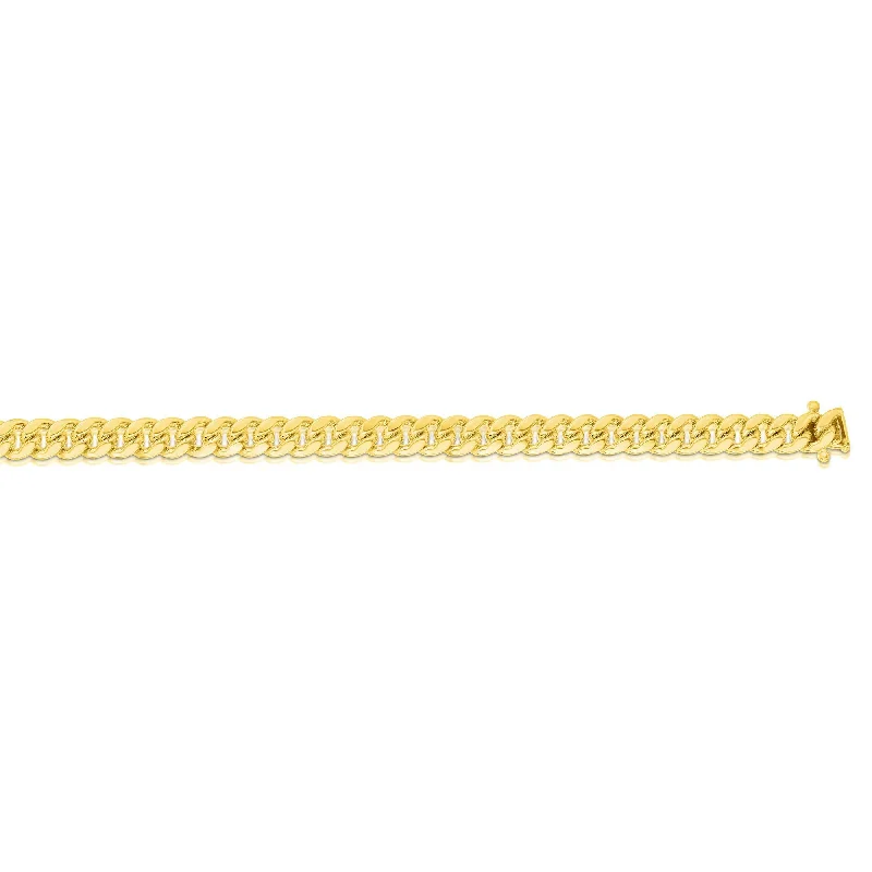 women's double chain necklaces-26" 14k Yellow Gold 4.94Mm Miami Cuban Link Necklace