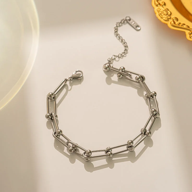 996 U-shaped bracelet silver