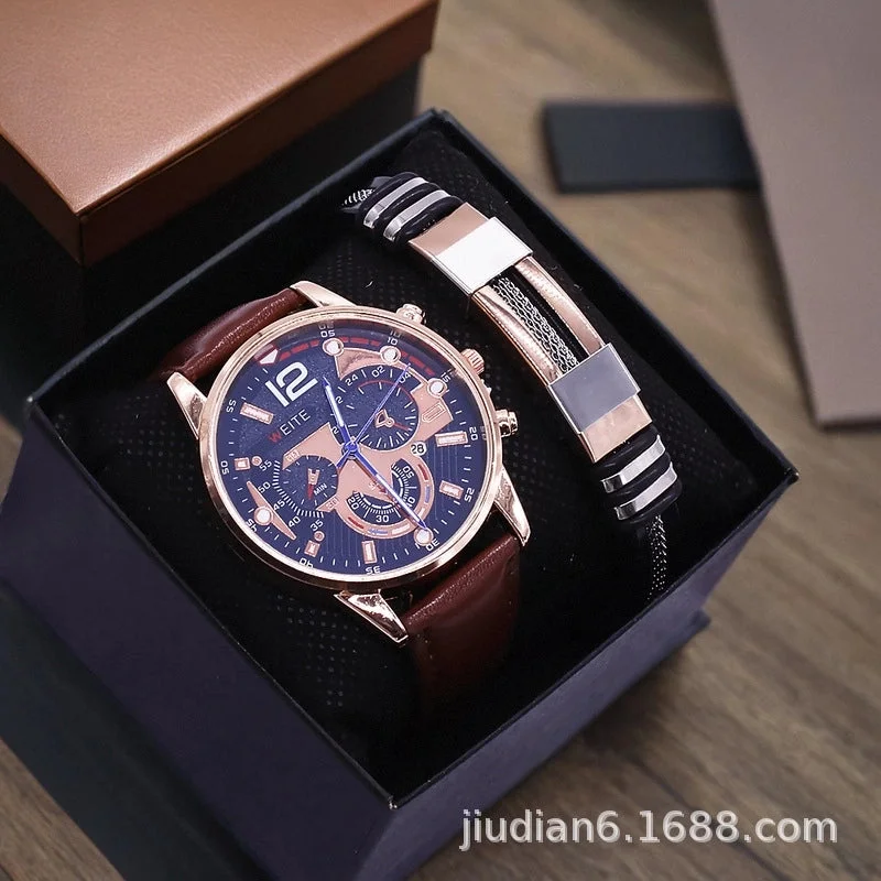 1033 Rose Gold Shell Rose Gold Surface Watch Bracelet Box