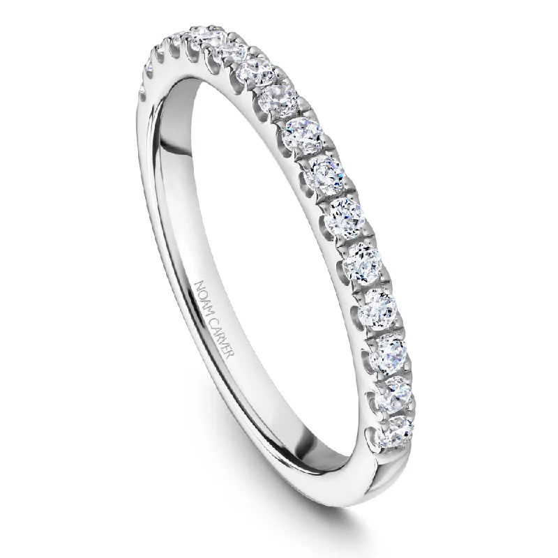 women's luxury engagement rings-Noam Carver Diamond Wedding Band B189-01B