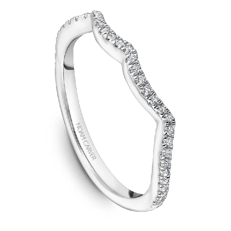 women's diamond engagement rings-Noam Carver Diamond Wedding Band B375-01B