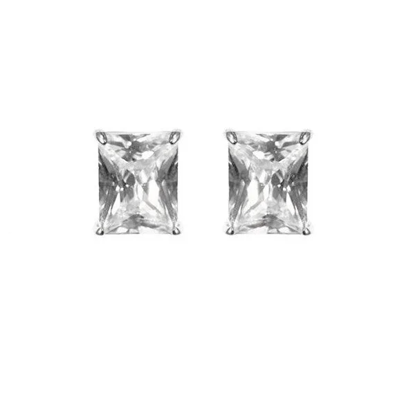 women's elegant earrings-Belinda Radiant CZ Stud Earrings – 6mm | .5ct