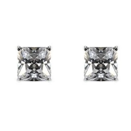 women's stylish earrings-Etta Princess Cut Stud Earrings – 6mm | 1.25ct