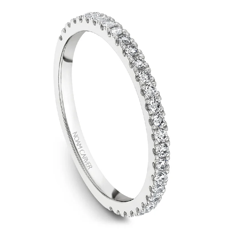 women's heirloom engagement rings-Noam Carver Diamond Wedding Band B507-01B