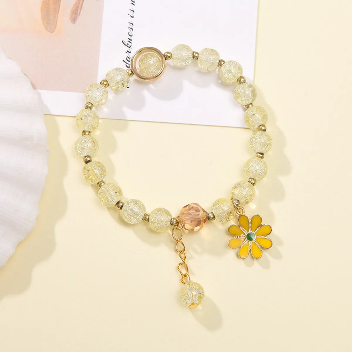 Yellow Beads [a Little Daisy Bracelet]]