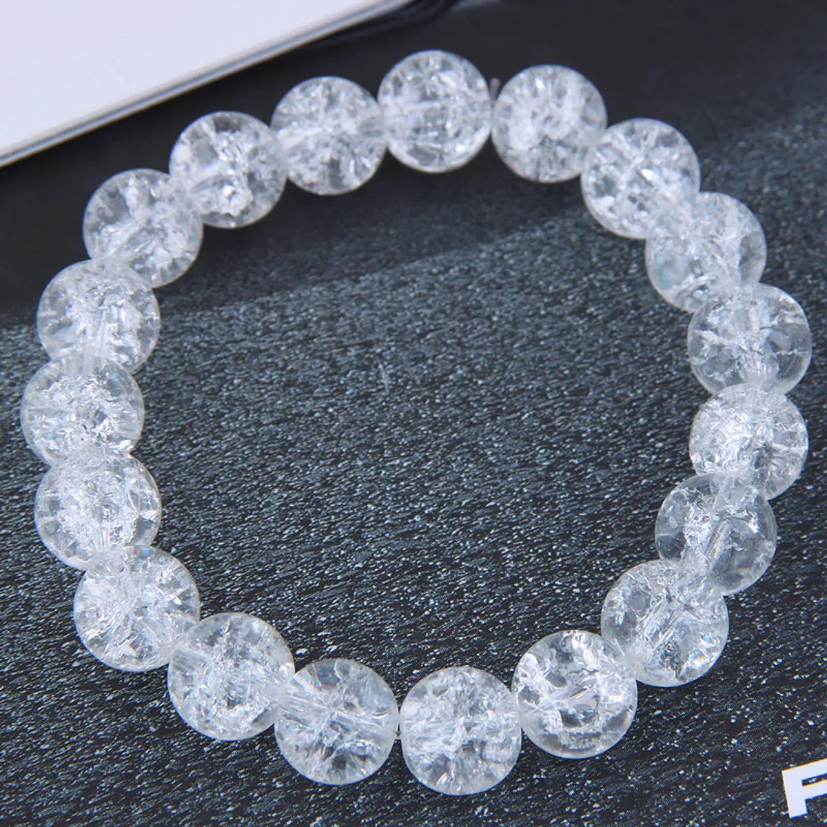 women's thin bangle bracelets-Korean Fashion Sweet Crystal Glass Beads Fashion Personality Female Bracelet Wholesale