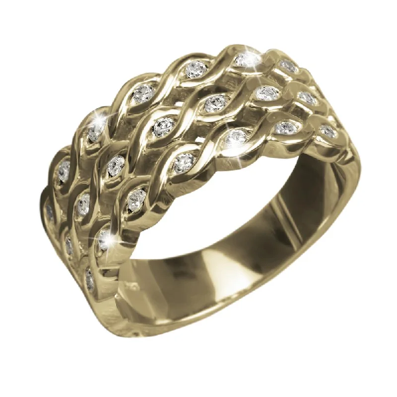 women's simple gold rings-Ipanema Gold Ring