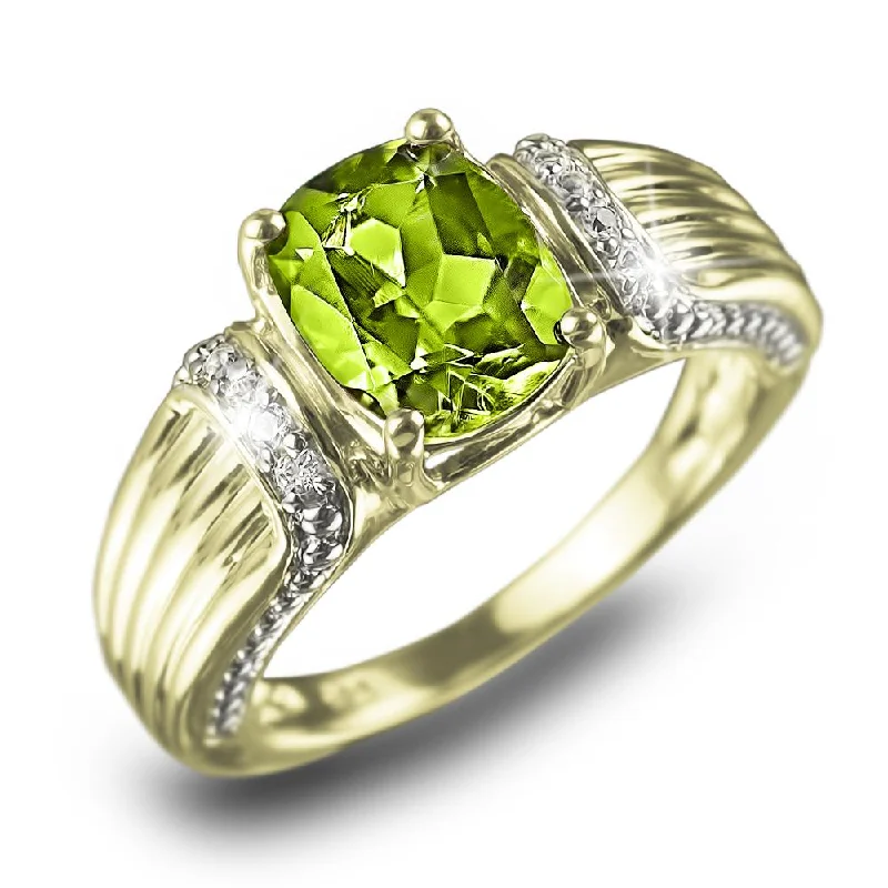 women's ruby rings-Dolce Vita Peridot Ring