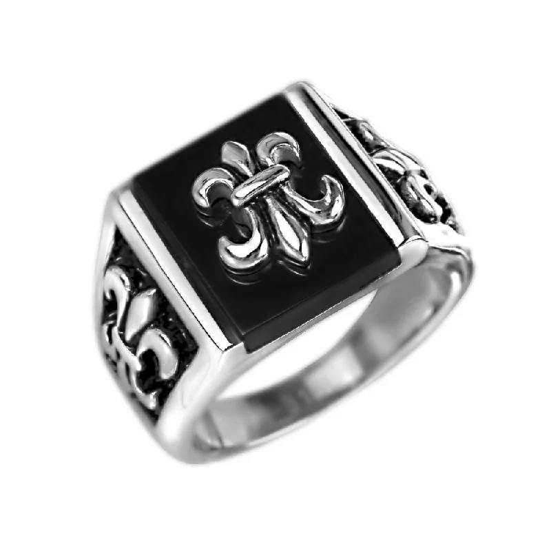 women's zodiac rings-Grand Canyon Steel Ring