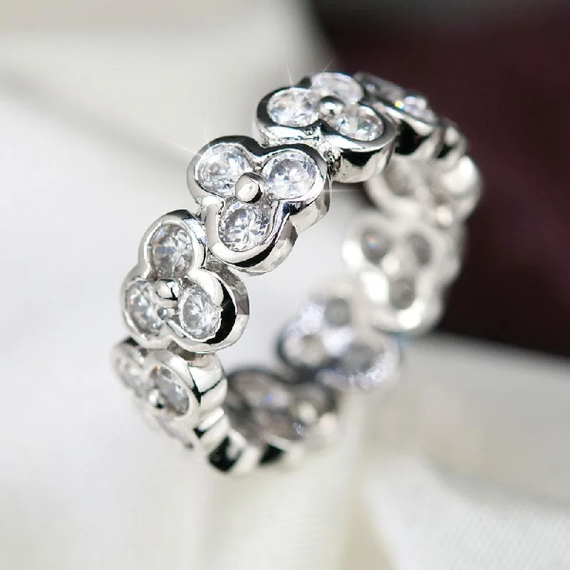 women's wedding rings-Vienna Eternity Ring