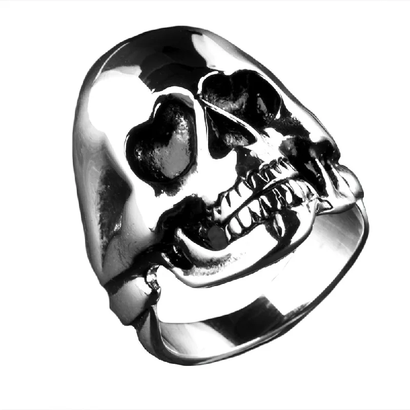 women's engraved rings-Skull Ring