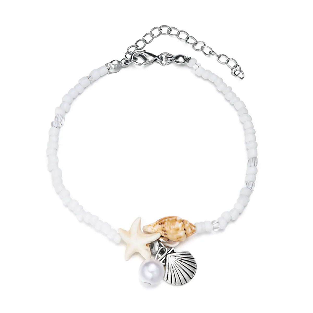 #3 White-Starfish Shell-Bracelets