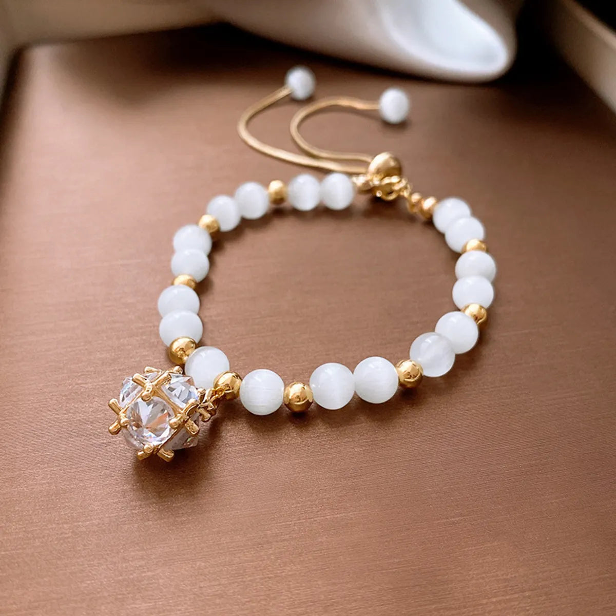 Diamond Opal Bracelet-Gold