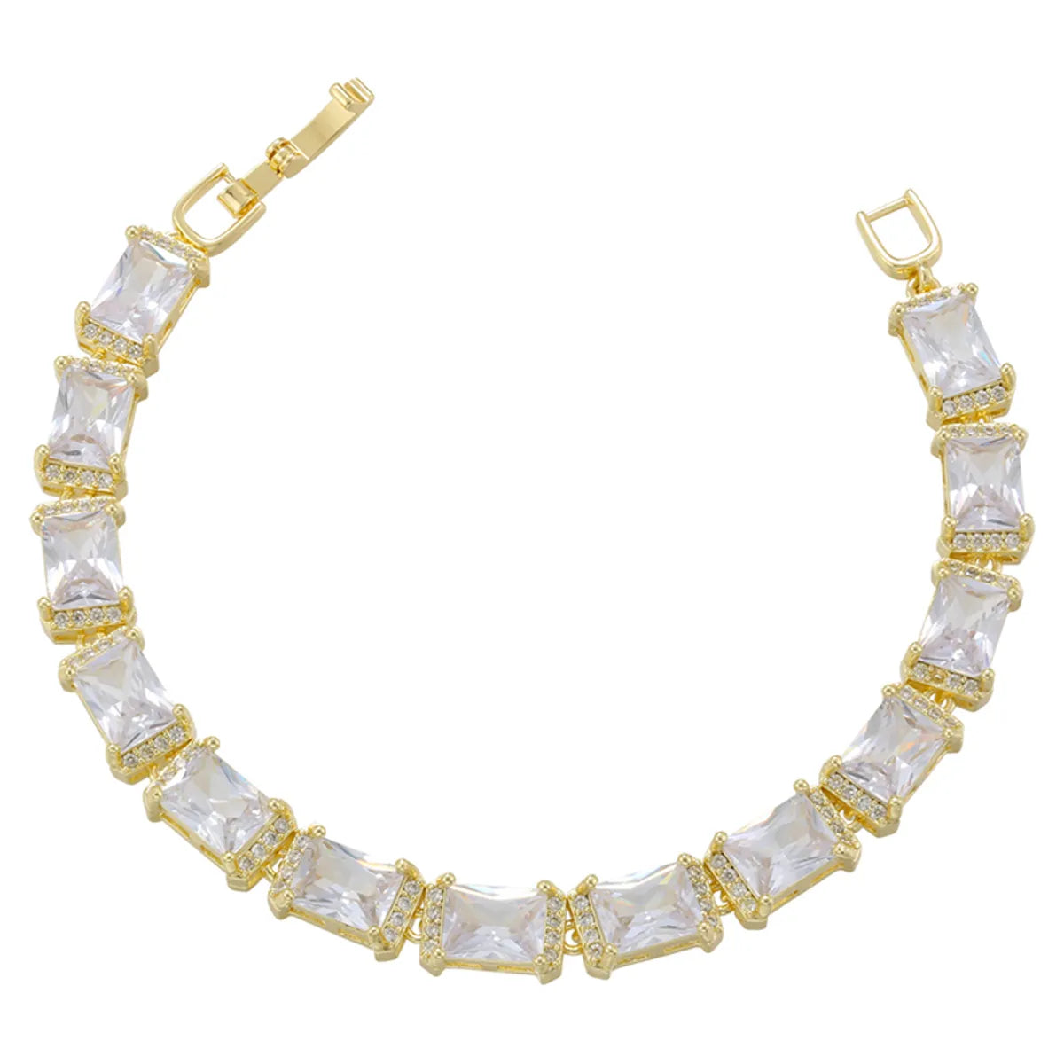 Vl347 Gold T Square Diamond