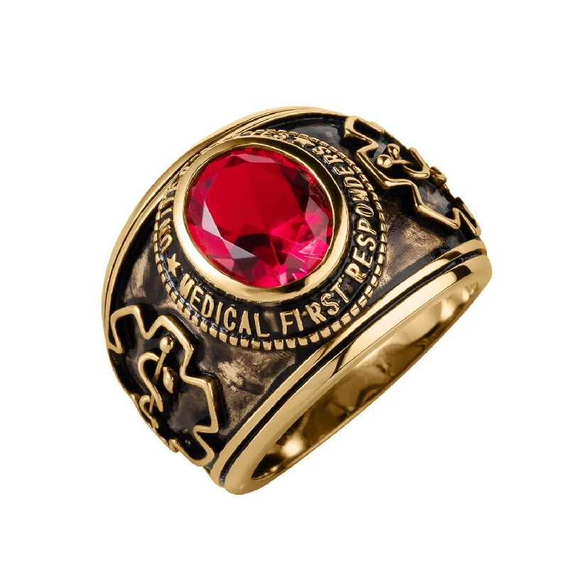 women's custom rings-Medical First Responders Ring