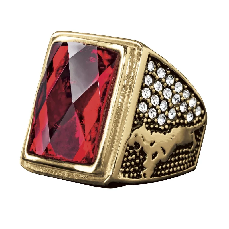 women's unique gemstone rings-Carnegie Men's Ring