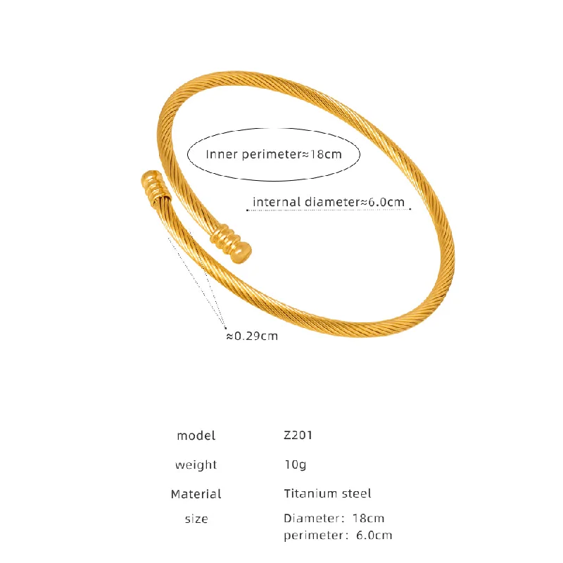 Z201-Z180-Gold Bracelet