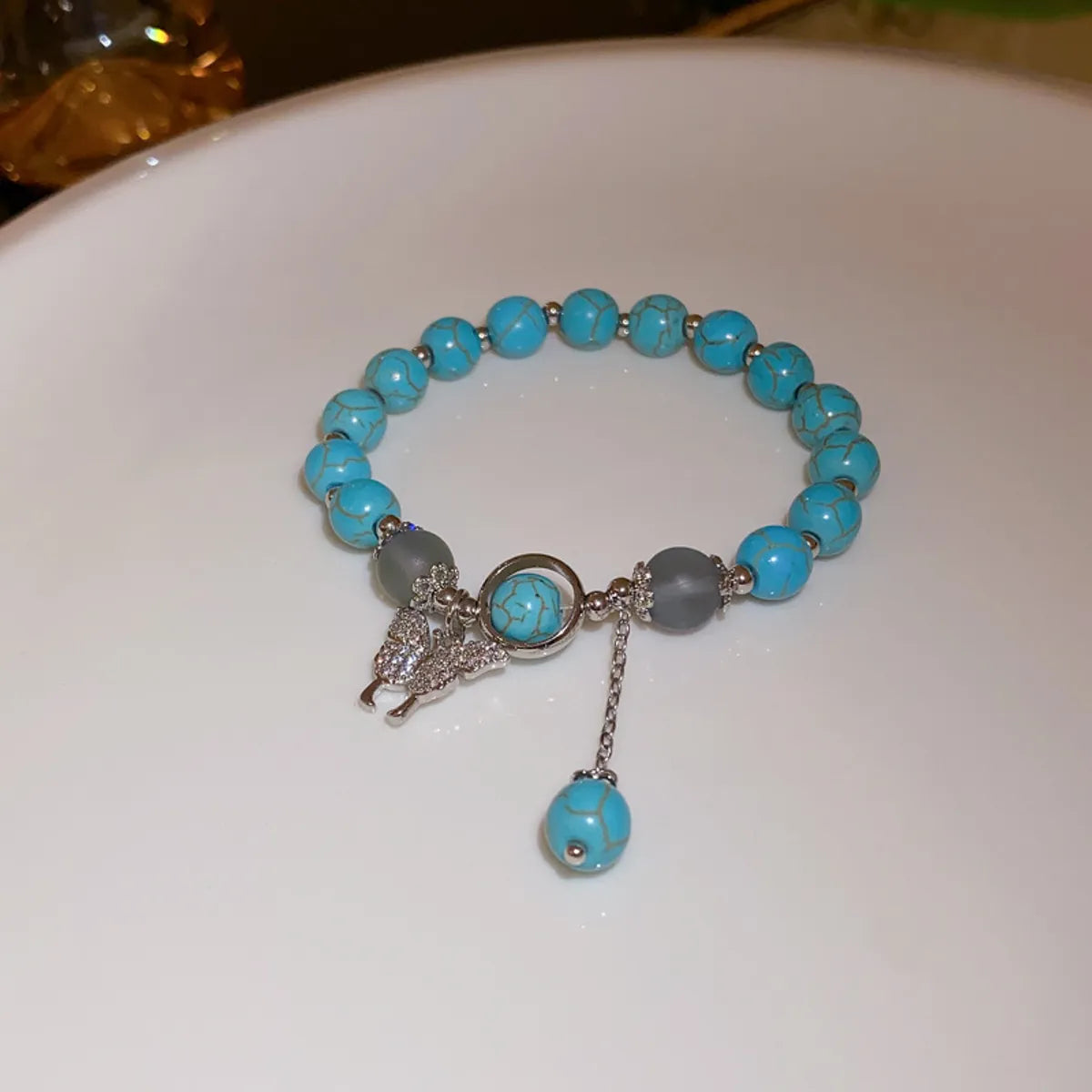 61# Bracelet-Silver-Blue-Turquoise