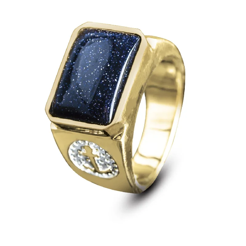 women's luxury rings-Blue Mystere Ring