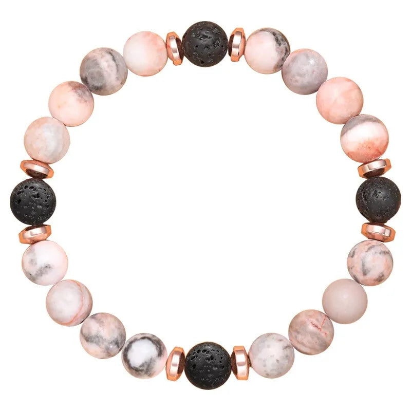 Pink Zebra Stone Volcanic Rock