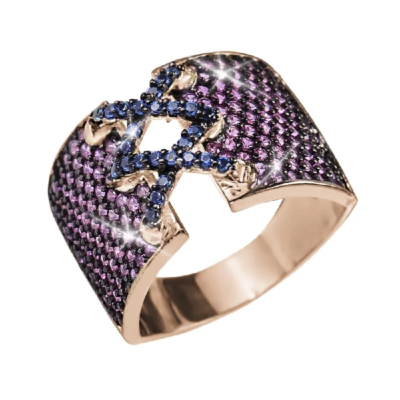 women's multicolor gemstone rings-Burlesque Ring