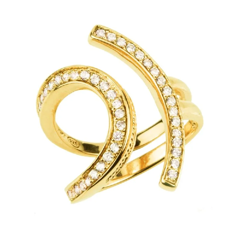 women's wedding rings with diamonds-Lola Ring Gold