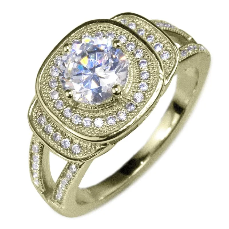 women's engagement ring sets-Isobella Gold Ring