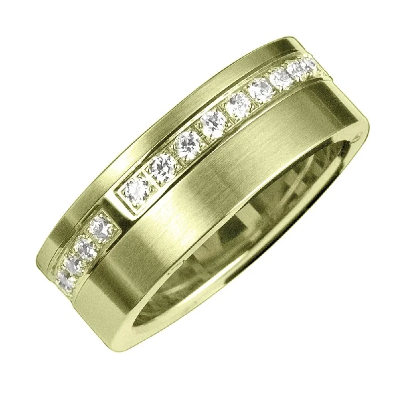 women's pearl rings-Men's Sentinel Gold Ring