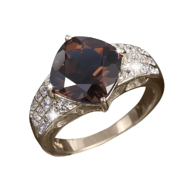 women's multicolor diamond rings-Chocolateria Ring