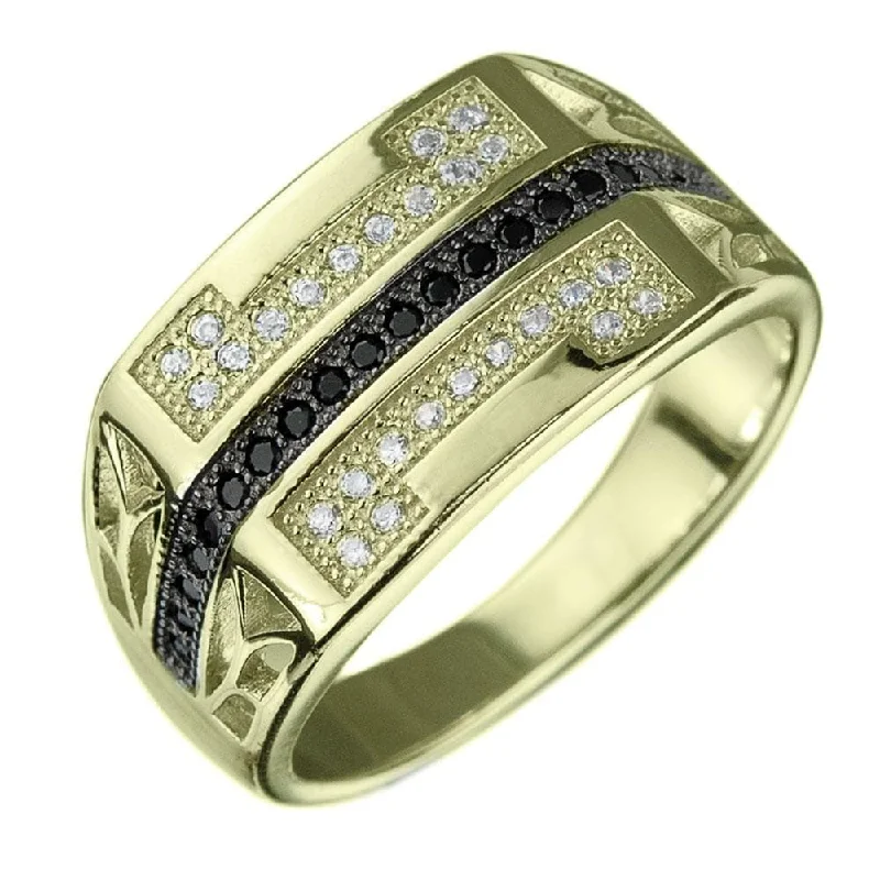 women's wedding rings with diamonds-Delta Men's Ring (Gold)