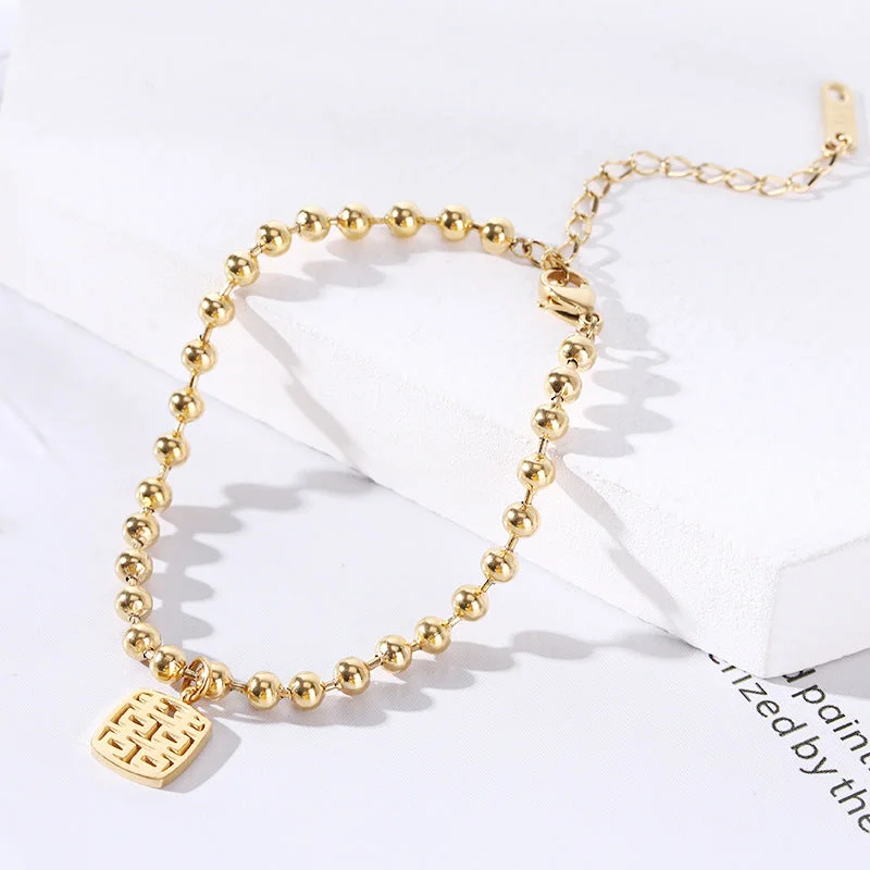 SL-0149 Pairs of Cross Tag Bracelet