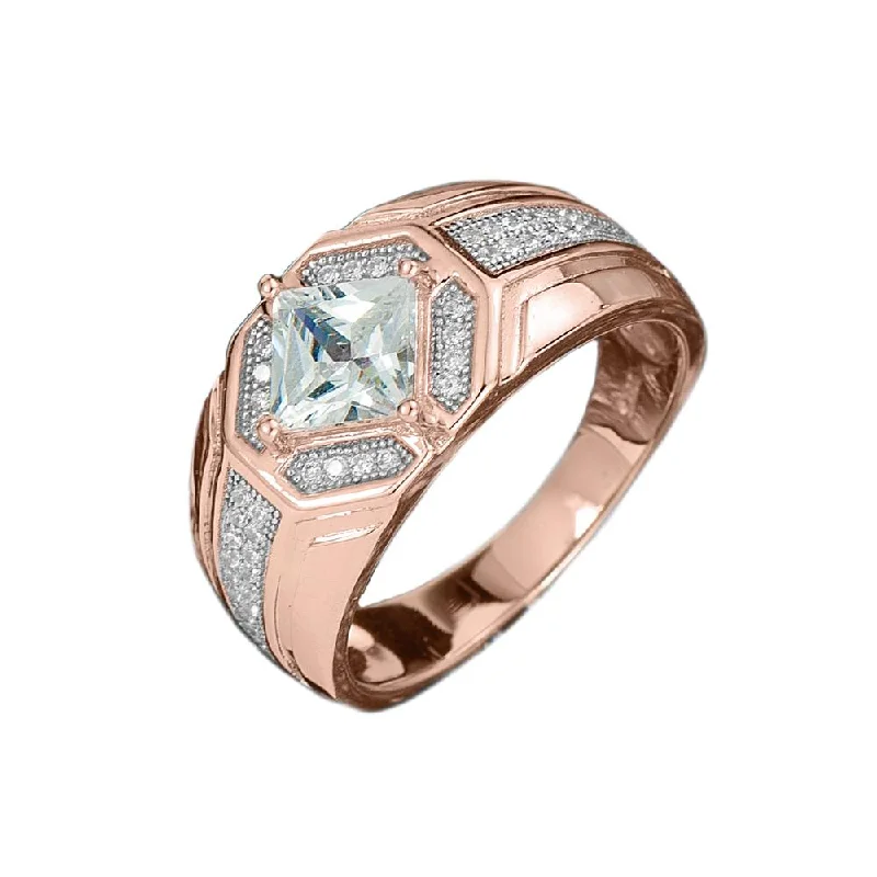 women's luxury rings-Equinox Ring Rose Gold