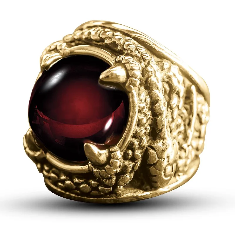 women's bold rings-Reptilia Agate Ring