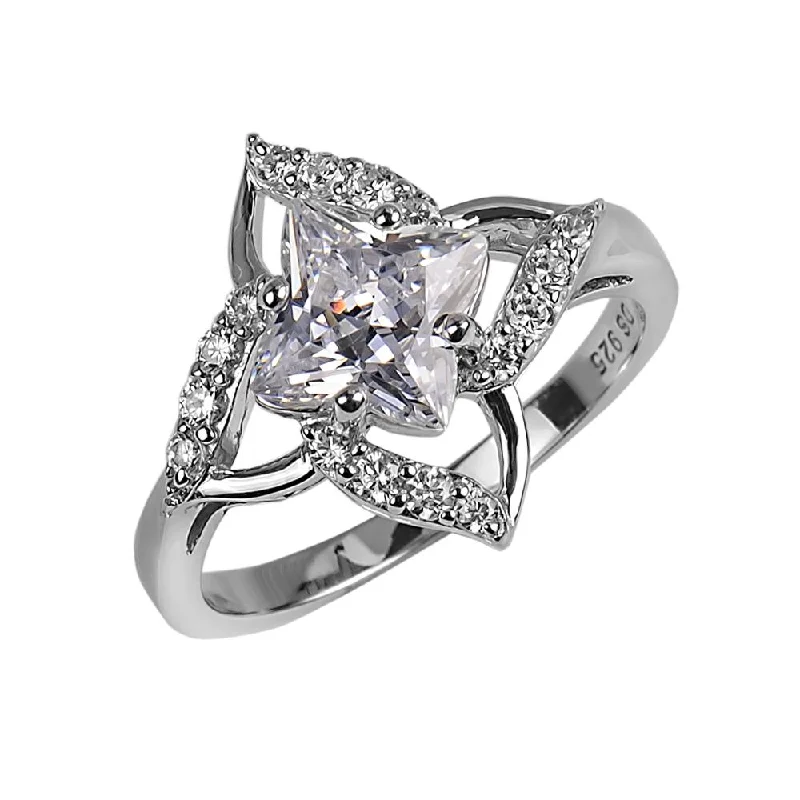 women's heart-shaped rings-Starfire Ring