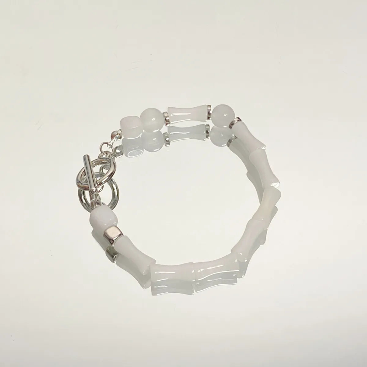 White Bamboo Bracelet