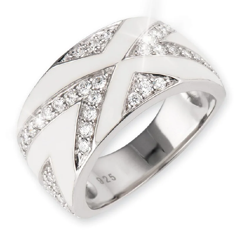 women's heart diamond rings-Boulevard Ring