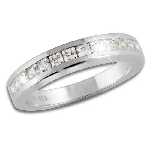 women's stackable rings-Manhattan Stacker E