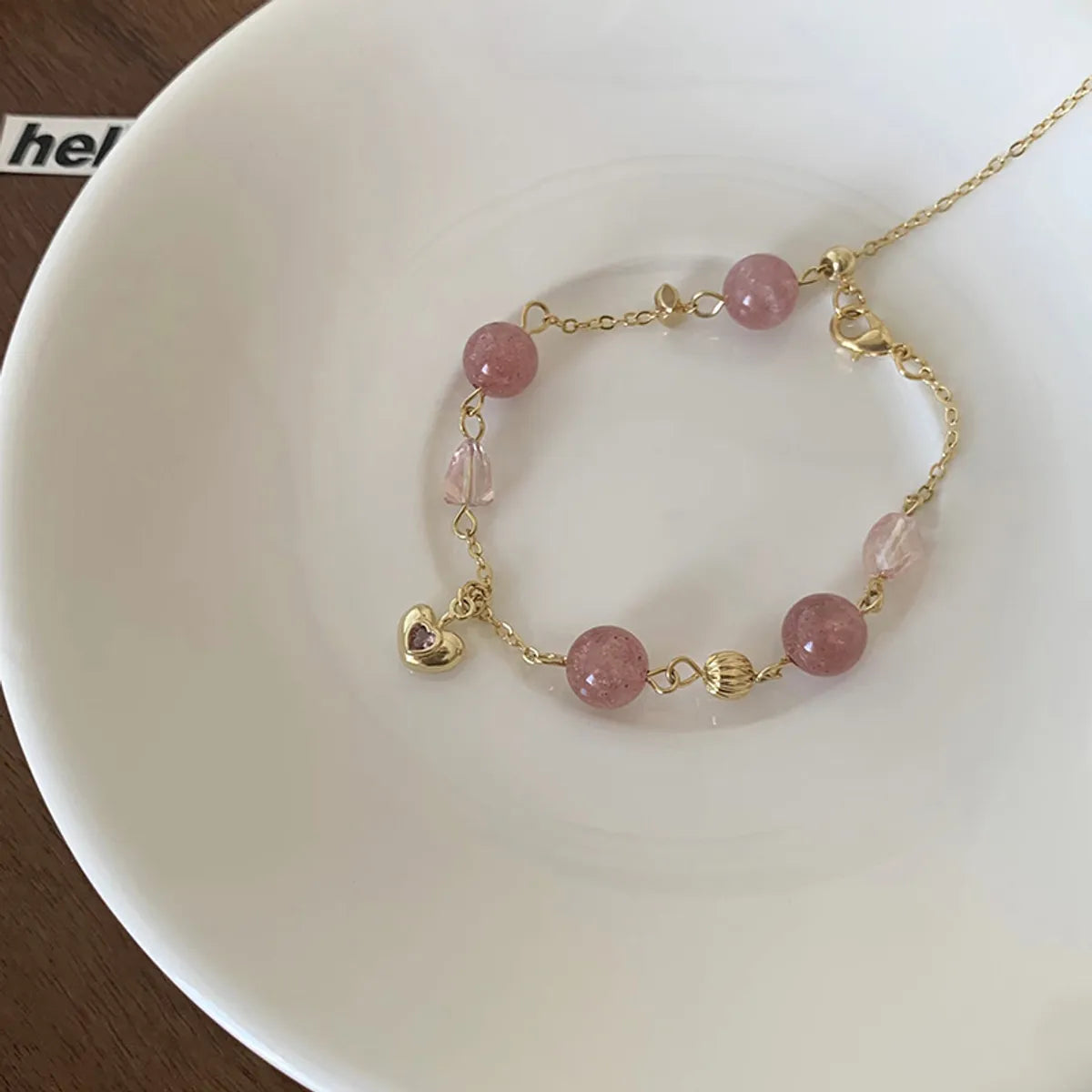 3# Bracelet-Golden Heart