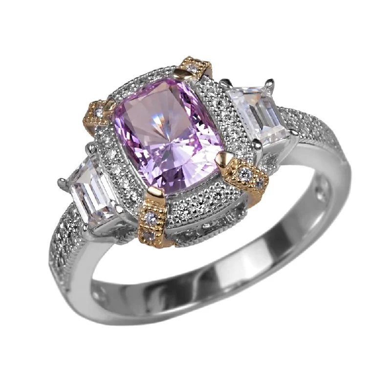 women's gemstone engagement rings-Dahlia Blossom Ring