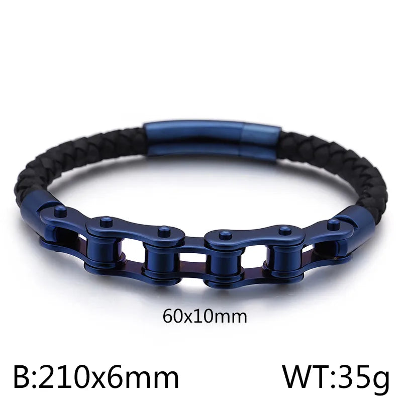 21cm Blue Kb106598-E414-Gold Cross Bracelet-KN0248-MI-N200029K