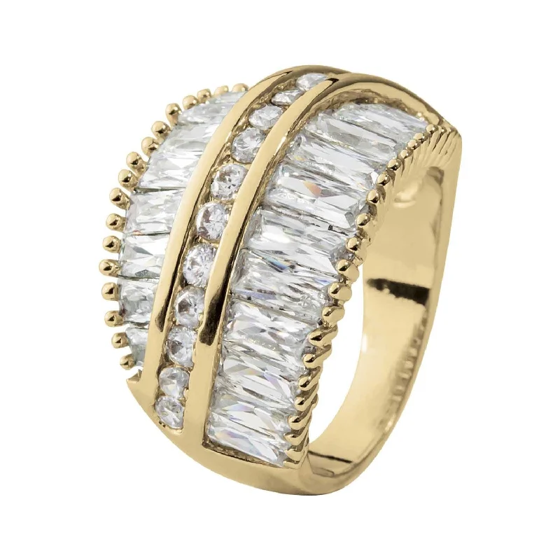 women's fashion rings-Marilyn Half Eternity Ring