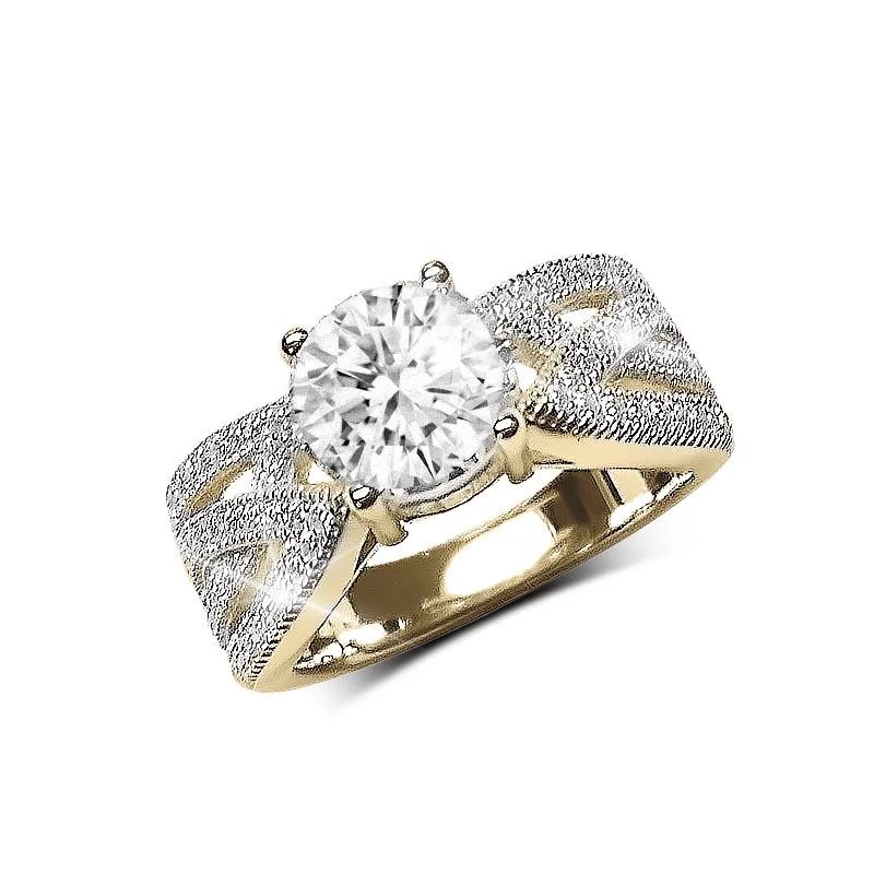 women's heart diamond rings-Casini Cento Ring