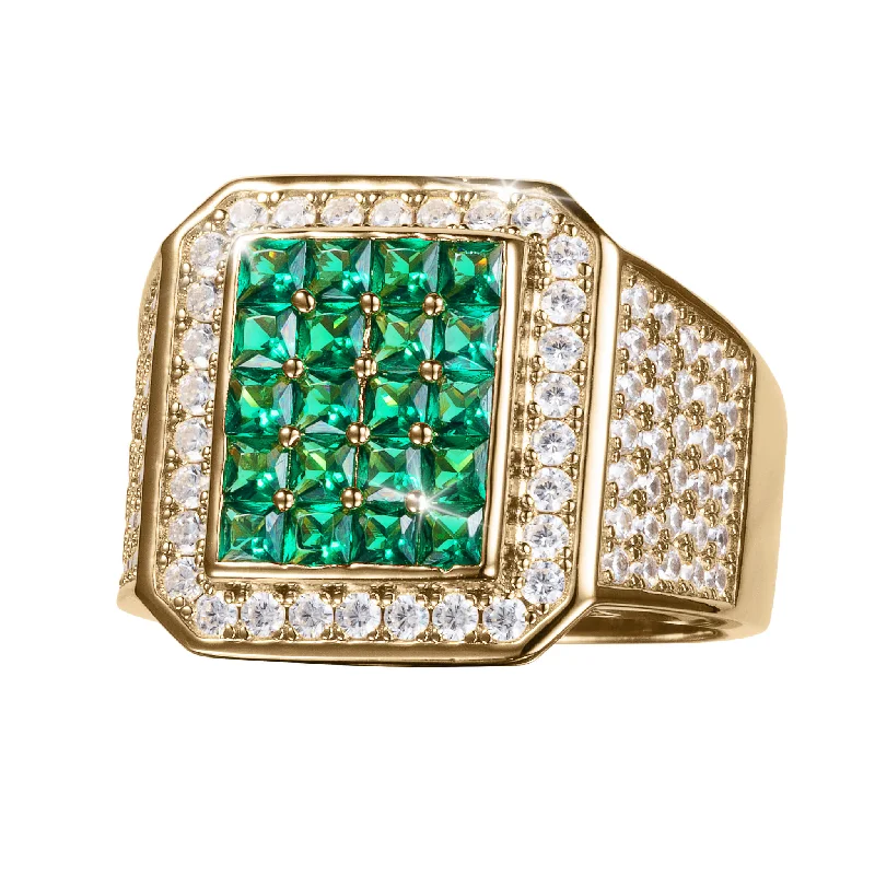 women's birthstone rings for her-Imperial Verdant Men's Ring