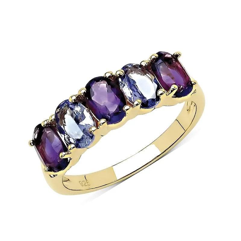 women's luxury rings-Dafina Tanzanite Ring