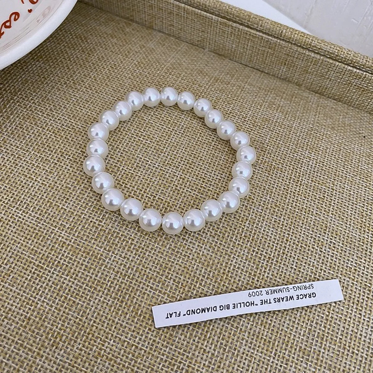 39# Bracelet-White 8mm