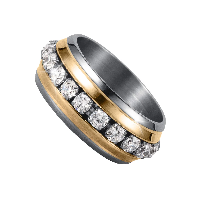 women's minimalist rings-Majestic Trinity Men's Ring