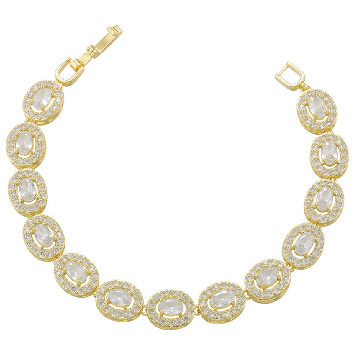 Vl346 Golden Oval Diamond