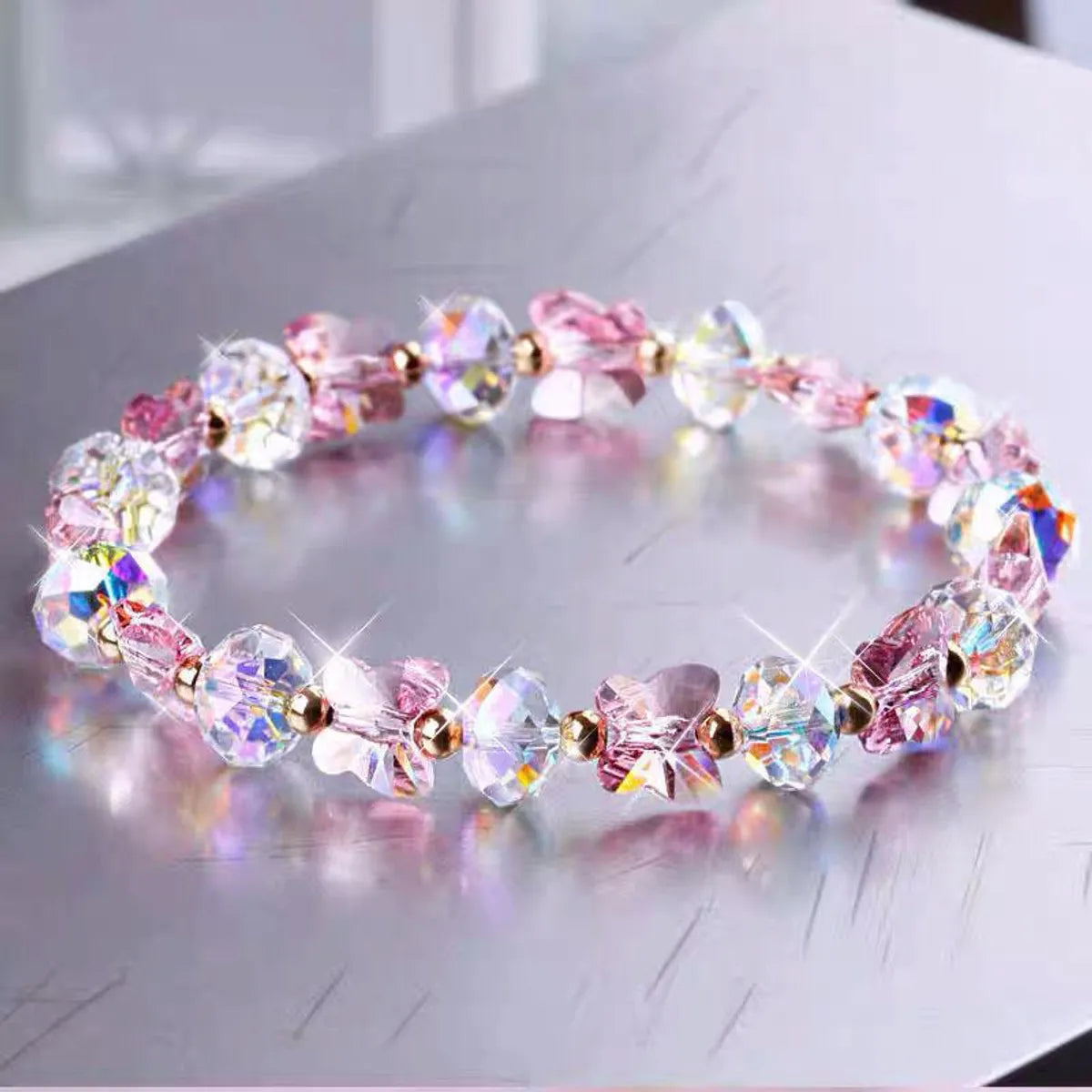 Pink Butterfly Bracelet (Attracting Male)