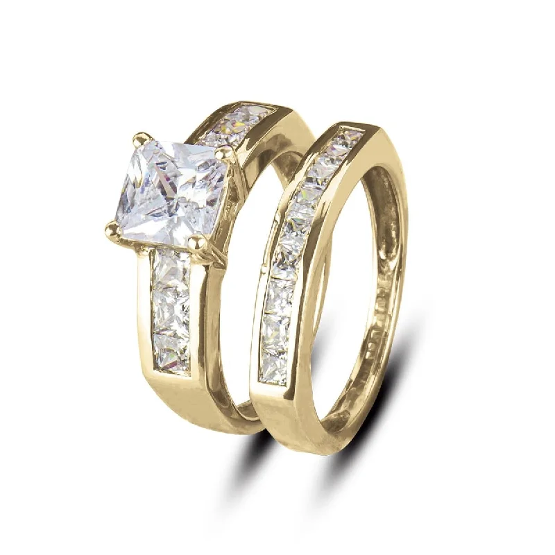 women's two-tone engagement rings-Lanai Duo Bridal Ring